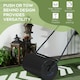 image 5 of DURHAND Heavy Duty Garden Lawn Roller Push Tow Water Sand Filled 46L Equipment