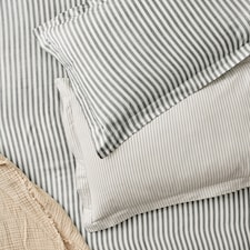 Yard Hebden Striped 100% Cotton Pillowcase Pair