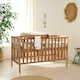 image 2 of Tutti Bambini Malmo Cot Bed, Cot Top Changer and Mattress Bundle - Oak