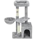 image 1 of Yaheetech 86.5 cm Plush Cover Cat Tree with Condo Light Grey