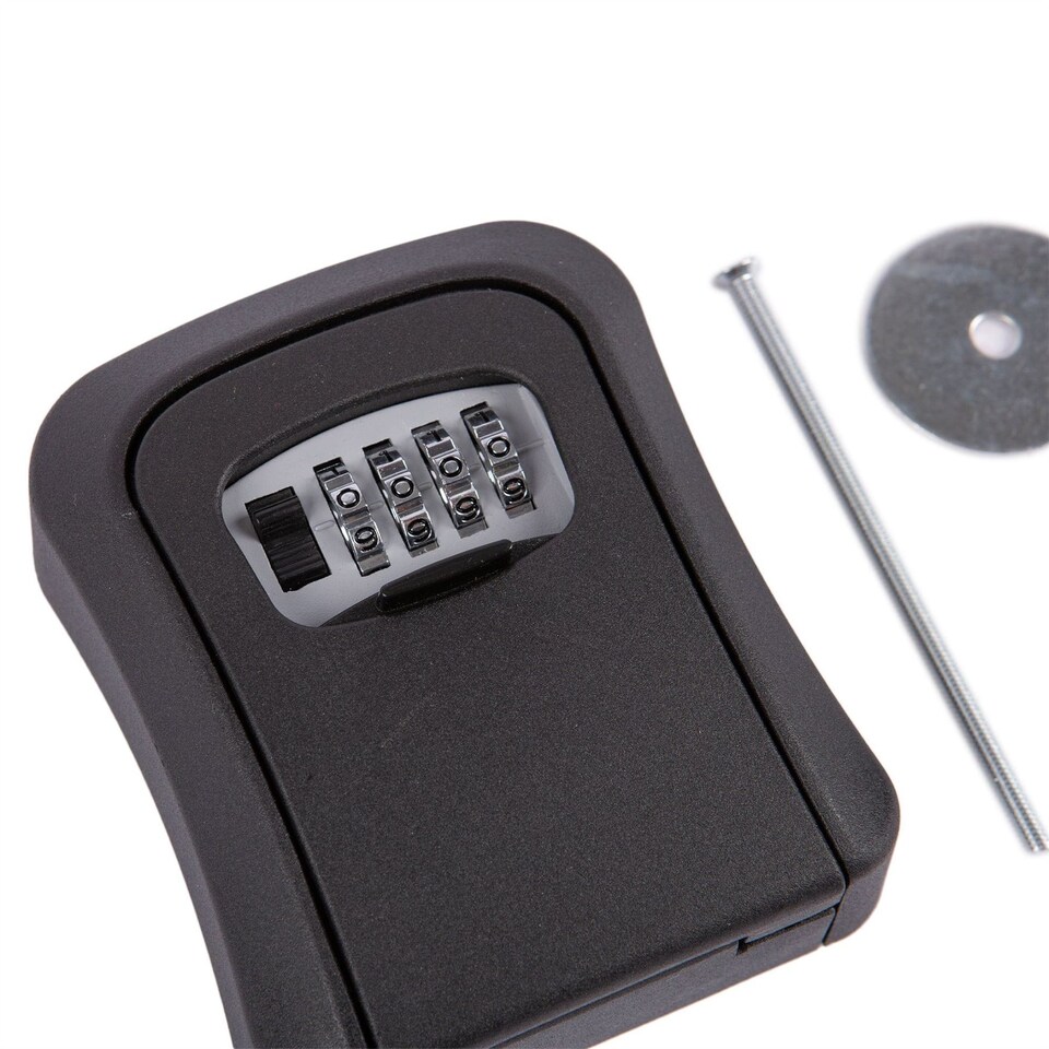 image 1 of Pro User Wall-Mounted Combination Key Safe - Black