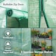 image 4 of VonHaus Walk In Greenhouse with 8 Shelves & PVC Cover