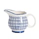 image 1 of Nicola Spring Hand-Printed Milk Jug - 300ml - Navy | Blue | Blue