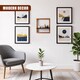 image 9 of GEEZY Square Floating Wall Shelf 30cm Wooden 3D Picture Ledge for Decor and Photos