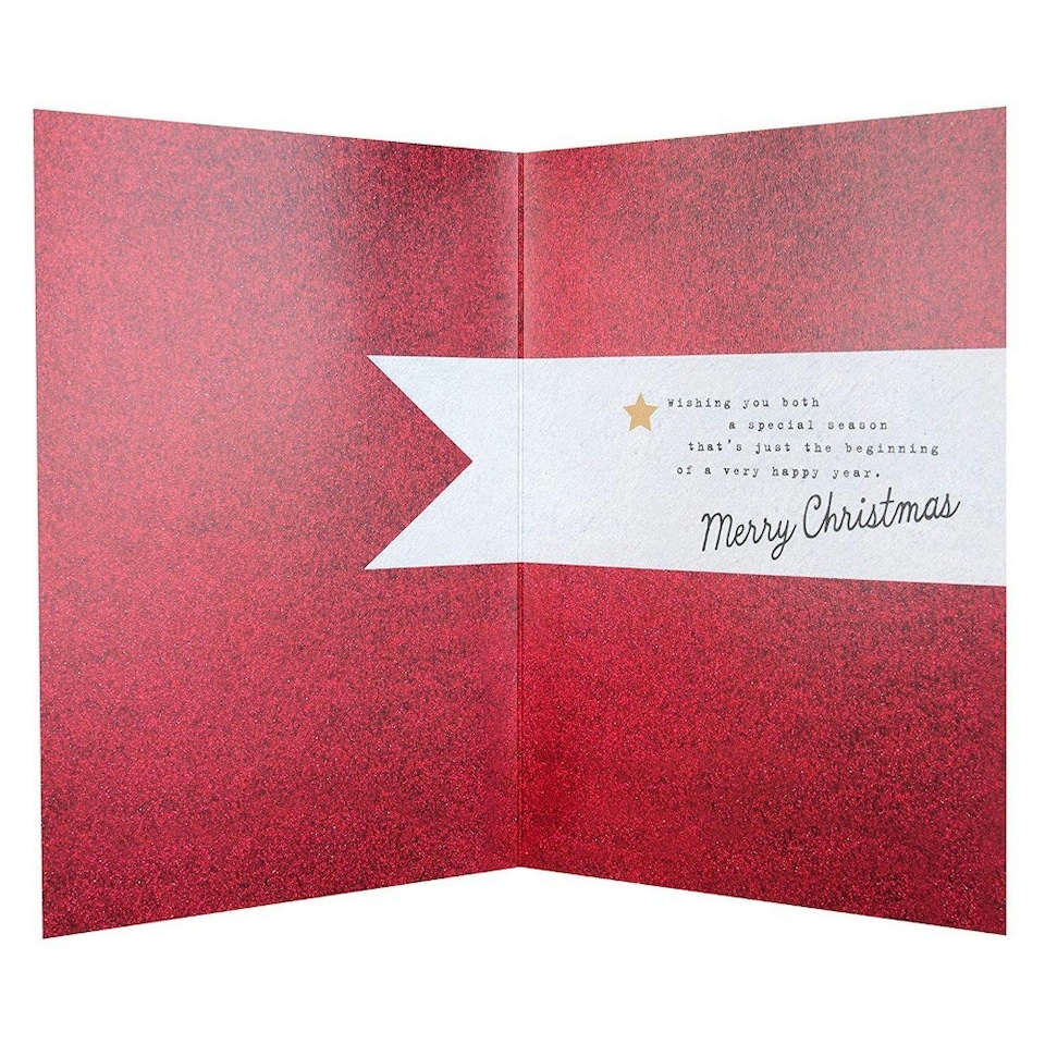 image 1 of Hallmark Mum and Dad Christmas Card 'Deck the Halls'