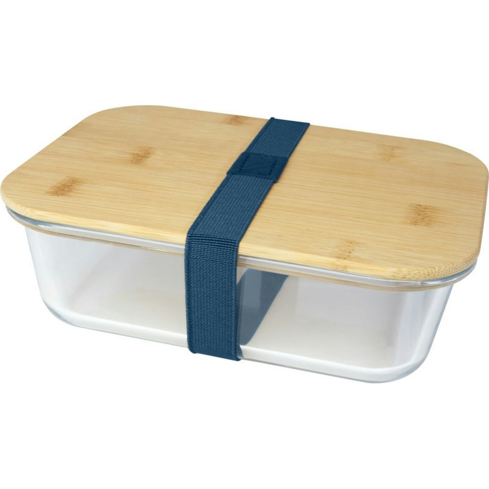 Seasons Roby Bamboo Lunch Box - Hale Blue - One Size