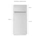 image 4 of FWStyle Chilton 2 Door Wardrobe - White Gloss Front White
