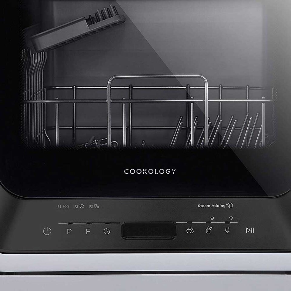 image 1 of Cookology 2 Place Setting Table Top Dishwasher in Compact Mini Size - CMDW2BK Black