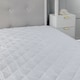 image 4 of 9INCH Deep Quilted Mattress Protector Microfibre Soft Touch Fitted Sheet White | Single