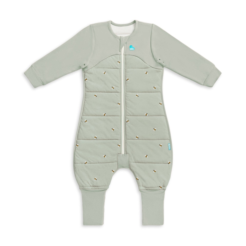 image 1 of Love to Dream Sleep Suit Bees Olive 2.5 TOG - 12-24 Months