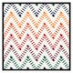 image 2 of Freehand horizontal zigzag and chevron stripes (Picutre Frame) Brown | Oak | S