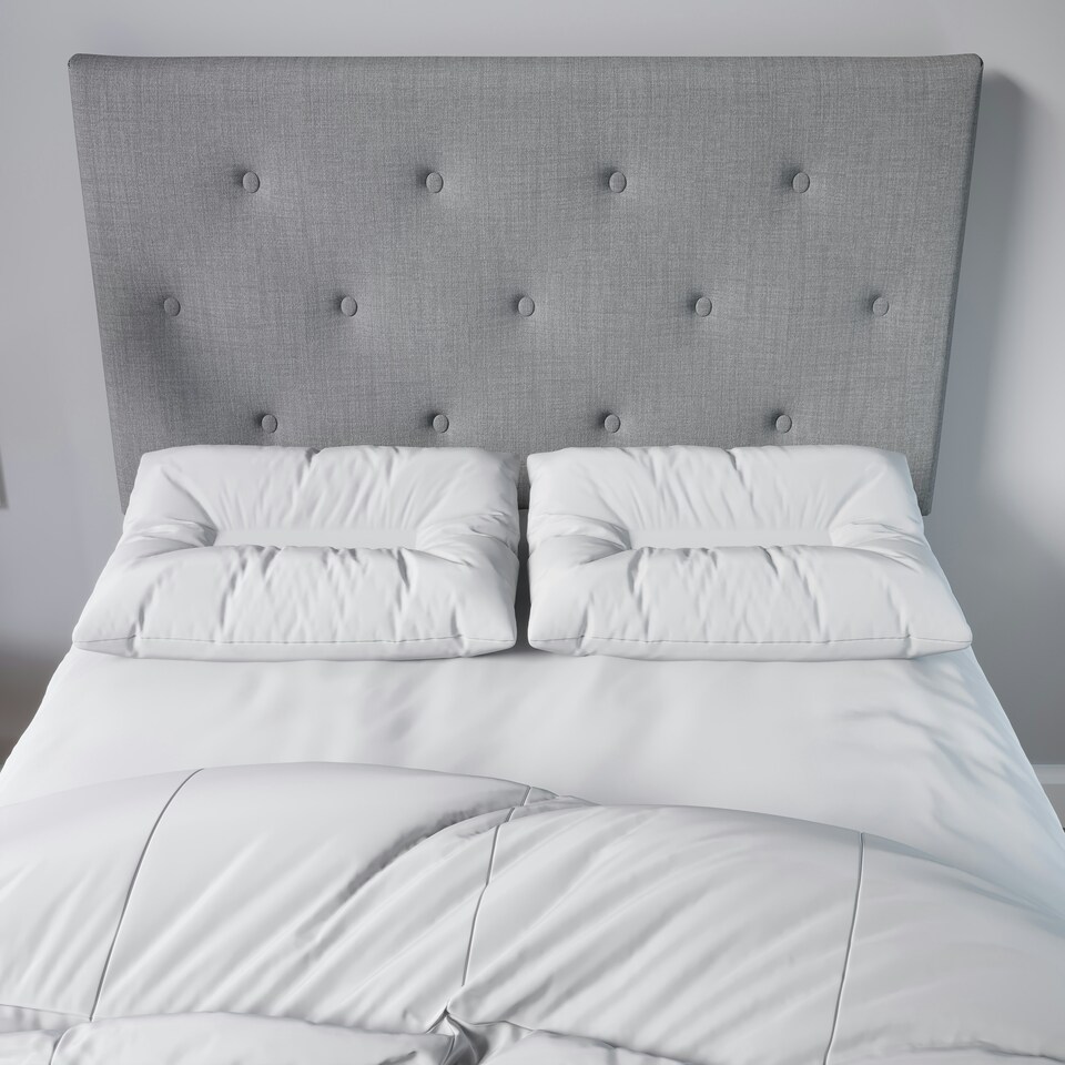 Anti Snore Soft Touch Pillow Pair Microfibre Cover White