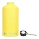 image 3 of Mountain Warehouse Drinking Water Bottle Matt Aluminium Fitness Camping Flask Yellow | Bright Yellow