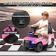 image 7 of COSTWAY Kids Electric Car 6V Powered Police Cars Pink