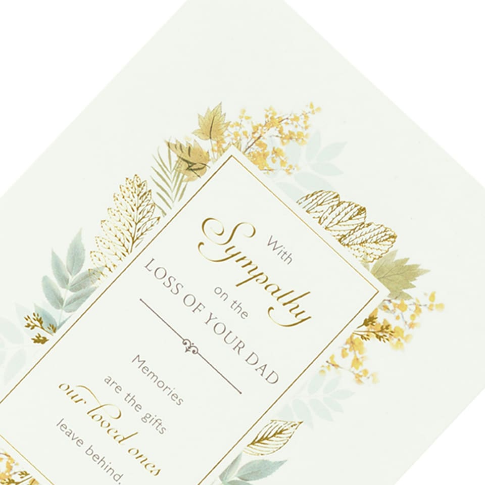 image 1 of Sympathy Loss of Dad Card for Him/Her/Friend
