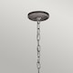 image 3 of Ashland Bay 1 Light Small Outdoor Ceiling Chain Lantern Zinc IP44, E27