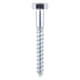 image 1 of Timco - Coach Screws - Hex - Zinc (Size 6.0 x 100 - 200 Pieces)
