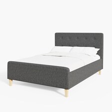 Ashbourne Ottoman Storage Bed Double Dark Grey | Grey | Dark Grey