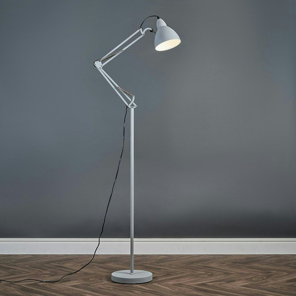 image 1 of ValueLights Noya Grey Floor Lamp