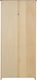 image 6 of Panama 2 Door Wardrobe - L50 x W80 x H175 cm - Natural Wax | Brown | Natural Wax