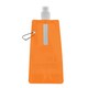 image 1 of MidOcean Gates Plain Foldable 480ml Water Bottle - Transparent Orange - One Size | Black | One Size