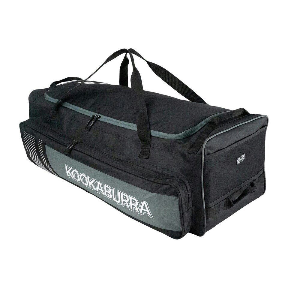 image 1 of Kookaburra 4500 Cricket Wheelie Duffle Bag - Black/Grey - One Size