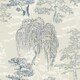 image 1 of Arthouse Oriental Garden Wallpaper - Soft Blue - 10.1m x 53cm | Blue