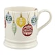 image 1 of Mug: 1 x 470ml Emma Bridgewater Baubles Pint Mug, Ceramic White