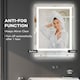 image 5 of kleankin Dimmable Bathroom Mirror with Defogging Film and LED Lights, Clear | Clear