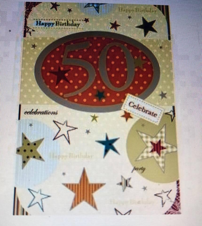 image 1 of 50th Birthday Card