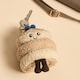 image 4 of OHS Sweetie Pie Bag Charm Keyring Soft Fleece Keychain