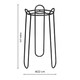 image 6 of Saluzzo Plant Stand Black