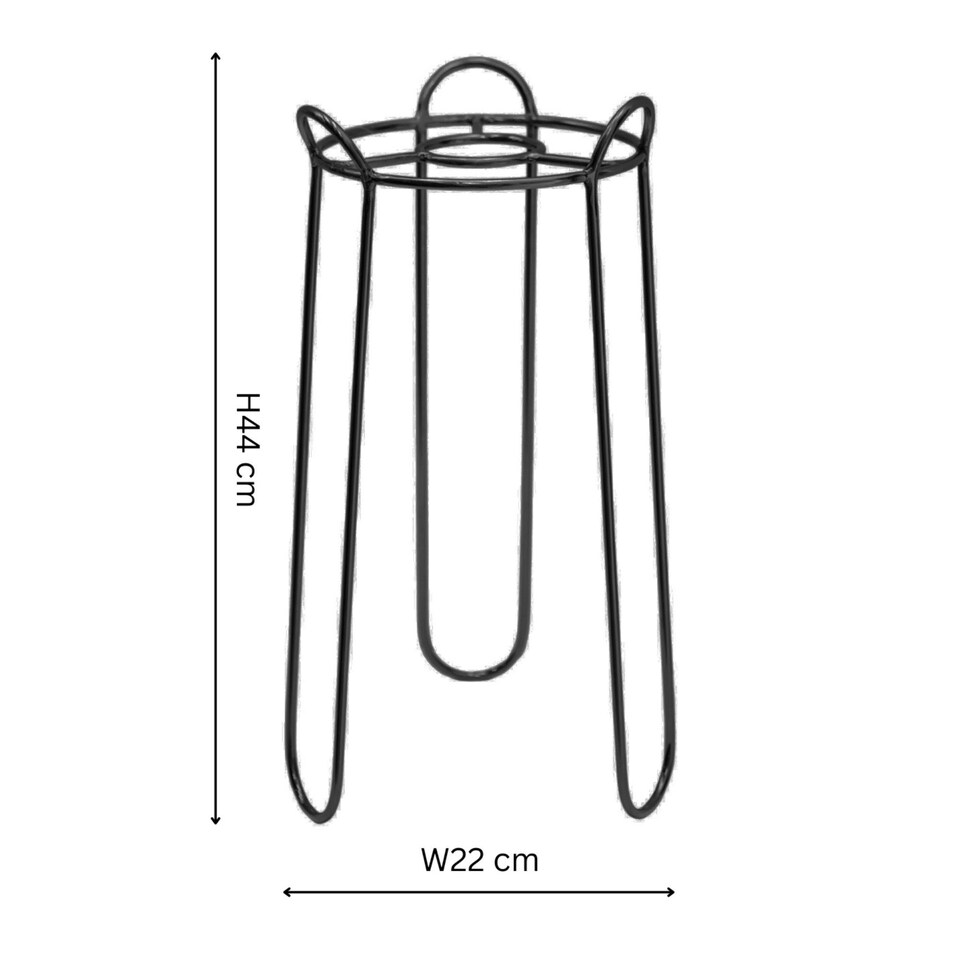 image 1 of Saluzzo Plant Stand Black