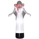 image 1 of Outsunny 8.9FT Tall Halloween Inflatable Witch Ghost with Three Heads, Blow Up Outdoor Halloween Decoration with Build-in LED Lights for Garden, Lawn, Party