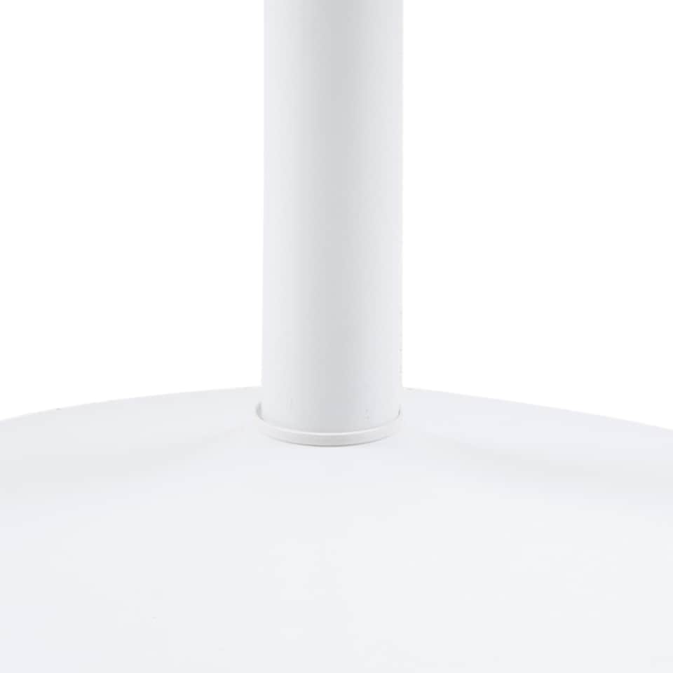 image 1 of Ibiza Round Dining Table with White Top and White Base