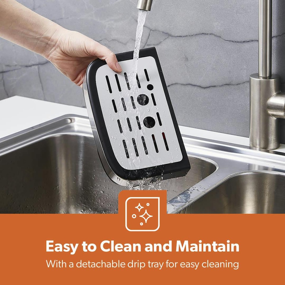 image 1 of GEEPAS Espresso & Cappuccino Coffee Machine with Milk Frother, Silver