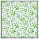image 4 of Mixed green leaves (Picture Frame) White | XL