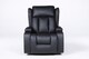 image 1 of SoHo 10 in 1 Recliner Armchair With Swivel, Tilt Heated and Massage Functionality Black | Black | One Size