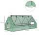 image 5 of Outsunny Portable Small Polytunnel with Mesh Windows, 240x90x90cm