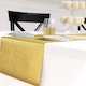 image 3 of Gold Glitter Plastic Table Runner - 33cm x 275cm
