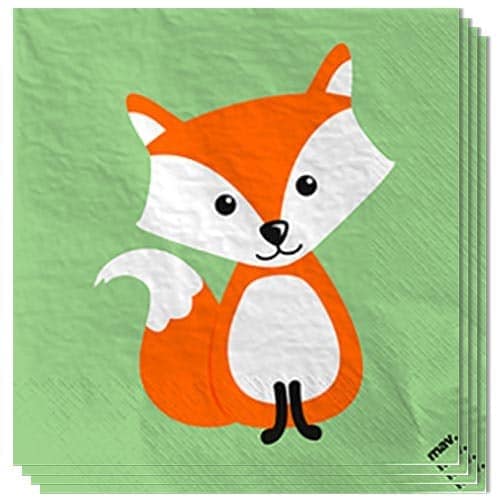 Woodland Animals Luncheon Napkins 3 Ply 33cm - Pack of 20