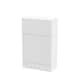 image 1 of Contemporary Fluted 500mm Floor Standing WC Unit, Satin White | White | Satin White | 253 x 500 x 810mm