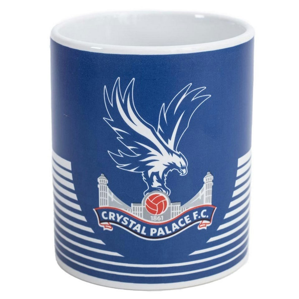 image 1 of Crystal Palace FC Linear Mug - Blue/White/Red - One Size
