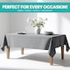 image 9 of Rectangle Wipe Clean Table Cloth, Polyester Table Cover - 52x70 Inch
