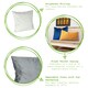 image 2 of Nicola Spring Square Velvet Cushion - 55cm x 55cm - Green Green