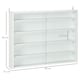 image 3 of HOMCOM 5-Tier Wall Display Shelf Unit Cabinet w/ Shelves Glass Doors