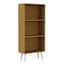 Beech Bookcase & White Leg - Selected