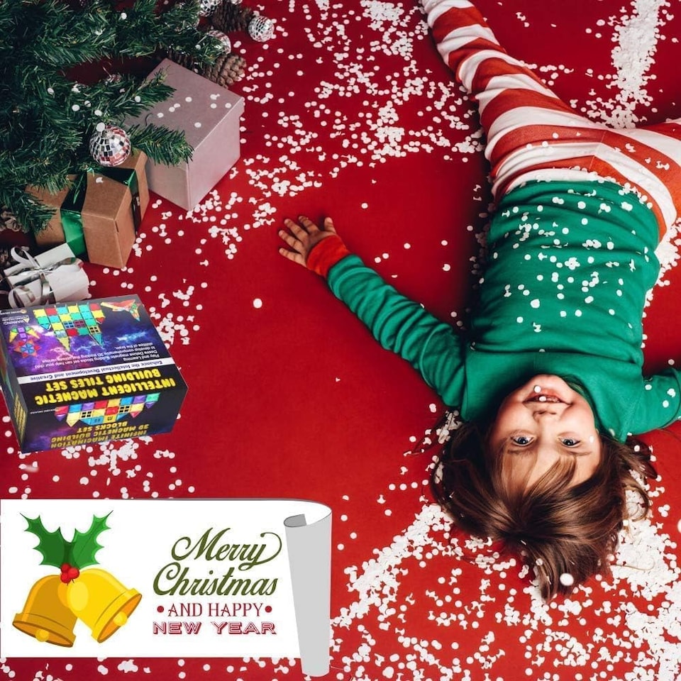 image 1 of Desire Deluxe Magnetic Tiles Building Blocks Construction Toys for Boys & Girls 47pc – STEM Learning Educational Toy for Kids Age 3 4 5 6 7 8 Year Old Gift