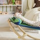 image 9 of SoBuy Kids Rocking Chair with Hammock & Pillow, Multicolor, 48.0x14.2x18.9 in, 4 kg - KMB16-J