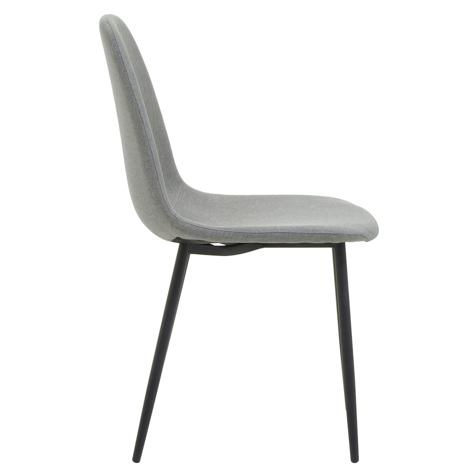 image 1 of Interiors by Premier Salford Mink Fabric Dining Chair
